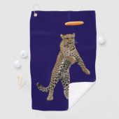Serviette de golf Leopard Disk (En situation)