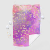 Serviette De Golf Leopard Paint Series Design 11 (En situation)
