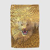 Serviette De Golf Léopard Territoire 1 (Devant)