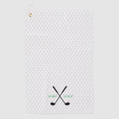 Serviette De Golf L'équipe de golf INITIALES Clubs de golf Joueur de (Devant)