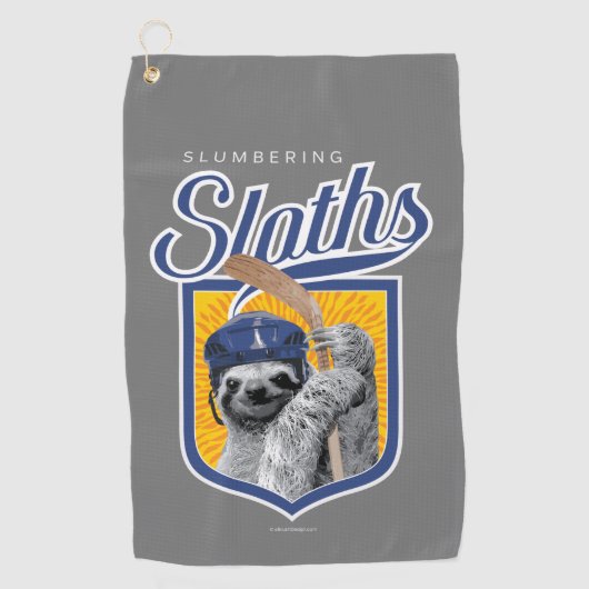 Serviette De Golf L'équipe de hockey sur glace (Devant)