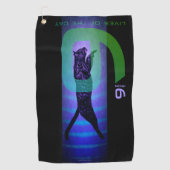 Serviette De Golf Les 9 vies du Chat Golf Towel (Devant)