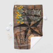 Serviette De Golf Les bottes de l'Ouest de Pistol Cowboy du Texas St (En situation)