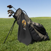 Serviette de golf "Les errants ne sont pas tous pe (Vert)