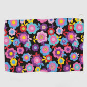 Serviette De Golf Les fleurs de printemps d'Eilin (Horizontal)