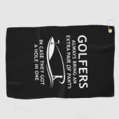 Serviette De Golf Les Golfeurs Apportent Toujours Une Paire Suppléme (Horizontal)