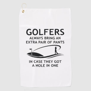 Serviette De Golf Les Golfeurs Apportent Toujours Une Paire Suppléme
