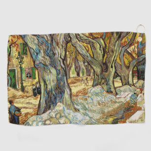 Serviette De Golf Les Grands Arbres À Avion De Vincent Van Gogh