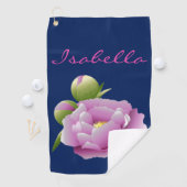 Serviette De Golf Les pivoines (En situation)