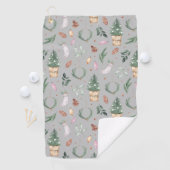 Serviette De Golf Les soins hivernaux de la nature (En situation)