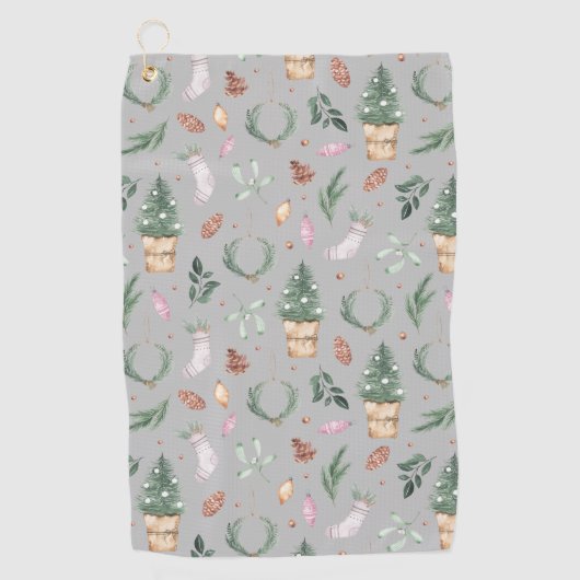 Serviette De Golf Les soins hivernaux de la nature (Devant)