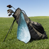 Serviette De Golf Les vagues de l'océan bleu foncé (Vert)