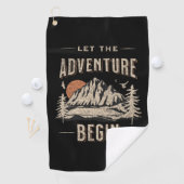 Serviette De Golf Let the adventure begin (En situation)