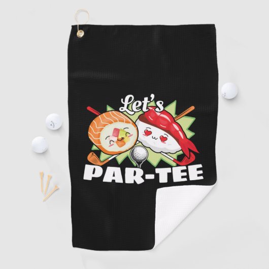Serviette De Golf Lets Par Tee Golf Pun - Golf Party (En situation)