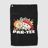 Serviette De Golf Lets Par Tee Golf Pun - Golf Party (Devant)