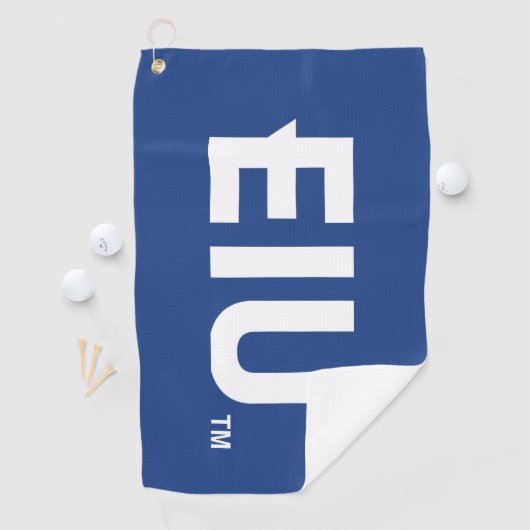 Serviette De Golf LETTRE bloc EIU (En situation)