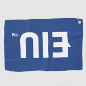 Serviette De Golf LETTRE bloc EIU (Horizontal)