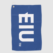 Serviette De Golf LETTRE bloc EIU (Devant)