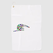 Serviette De Golf Lettre 'YOD' (Devant)