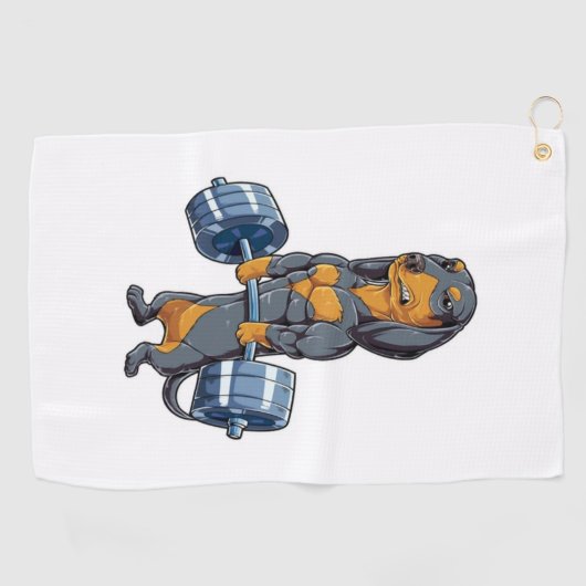 Serviette De Golf Levage de poids à la coque (Horizontal)