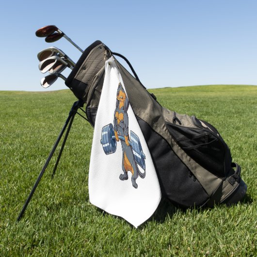 Serviette De Golf Levage de poids à la coque (Vert)