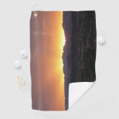 Serviette De Golf Lever de soleil sur le paysage de St. George Utah (En situation)
