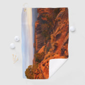 Serviette De Golf Lever de soleil sur le sentier Grand View au monum (En situation)