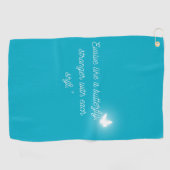 Serviette De Golf L'évolution du papillon (Horizontal)