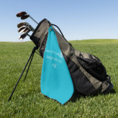 Serviette De Golf L'évolution du papillon (Vert)
