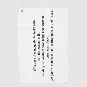 Serviette De Golf L'extase du golfeur