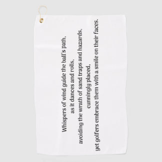 Serviette De Golf L'extase du golfeur