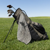 Serviette De Golf Lézard noir (Vert)