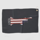 Serviette De Golf Liberté Américaine (Horizontal)
