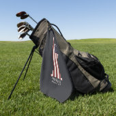 Serviette De Golf Liberté Américaine (Vert)