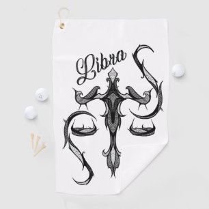 Serviette De Golf Libra Zodiac