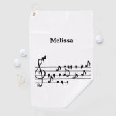 Serviette De Golf Libre en tant qu'oiseau, oiseaux chanteurs personn (En situation)