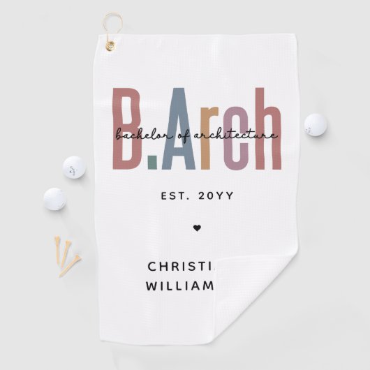 Serviette De Golf Licence en architecture personnalisée (En situation)