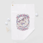 Serviette De Golf Licorne Cloud Hopper Licorne Ludique Cadeau Mignon (En situation)