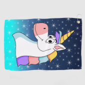 Serviette De Golf Licorne cool (Horizontal)