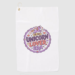 Serviette De Golf Licorne Dans Mon Ère d'Amant de Licorne Marchandis