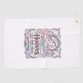 Serviette De Golf Licorne Fée Sabots Création Originale Merch_1 (Horizontal)