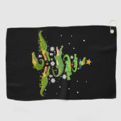 Serviette De Golf Lights de Noël (Horizontal)