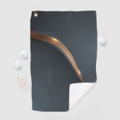 Serviette de golf - Ligne d'or (En situation)