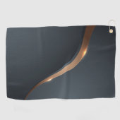 Serviette de golf - Ligne d'or (Horizontal)