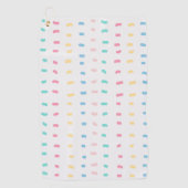 Serviette De Golf Lignes motifs (Devant)