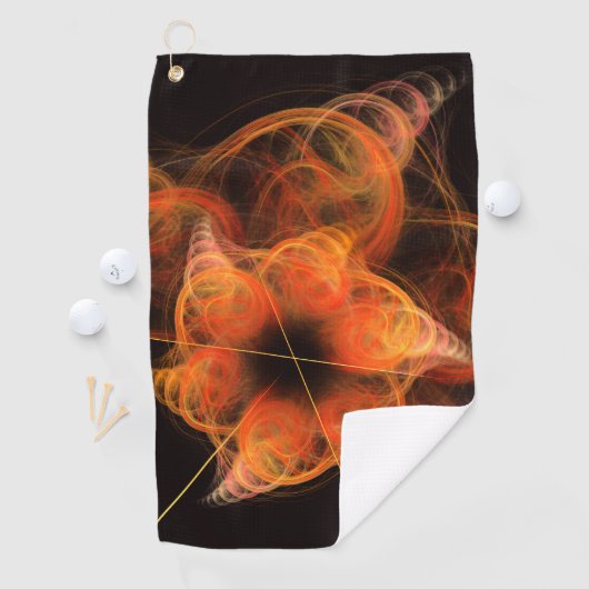 Serviette De Golf Lignhtworks Abstract (En situation)