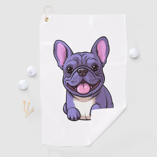 Serviette De Golf Lilac (En situation)