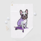 Serviette De Golf Lilac (En situation)