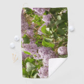 Serviette De Golf Lilac Bush Belles fleurs de printemps violettes (En situation)