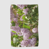 Serviette De Golf Lilac Bush Belles fleurs de printemps violettes (Devant)